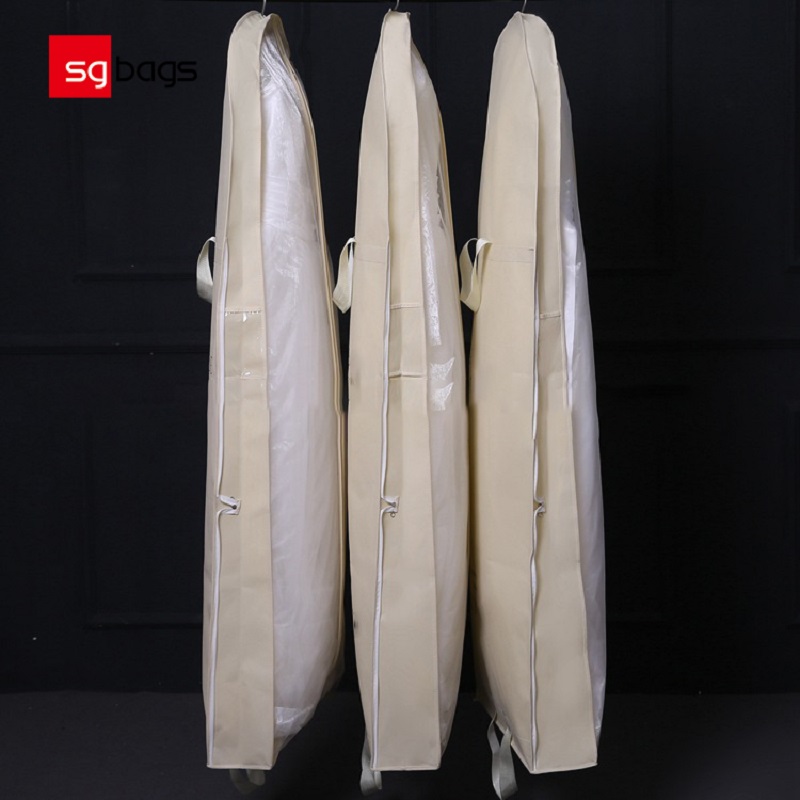 SGW05 뜨거운 판매 비 짠 접이식 웨딩 드레스 커버 의류 가방 드레스